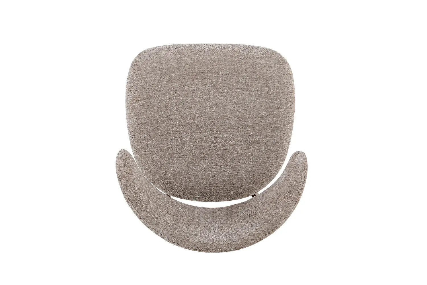 Chaise avec Pieds Noyer en Métal COYA Sable - 53 x 52cm ROUSSEAU