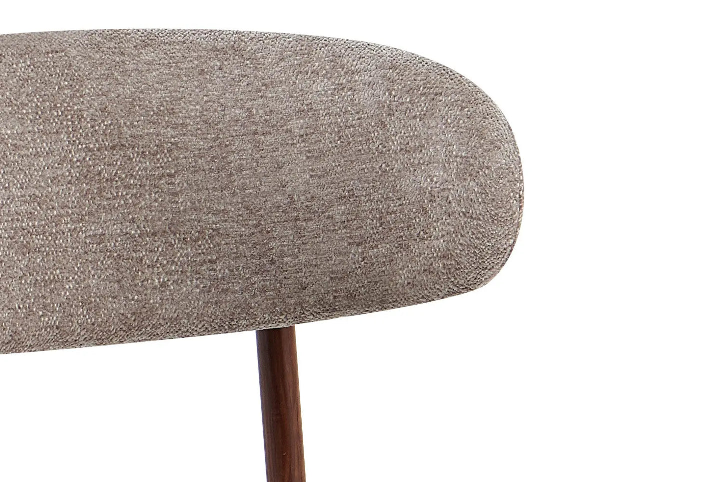 Chaise avec Pieds Noyer en Métal COYA Sable - 53 x 52cm ROUSSEAU