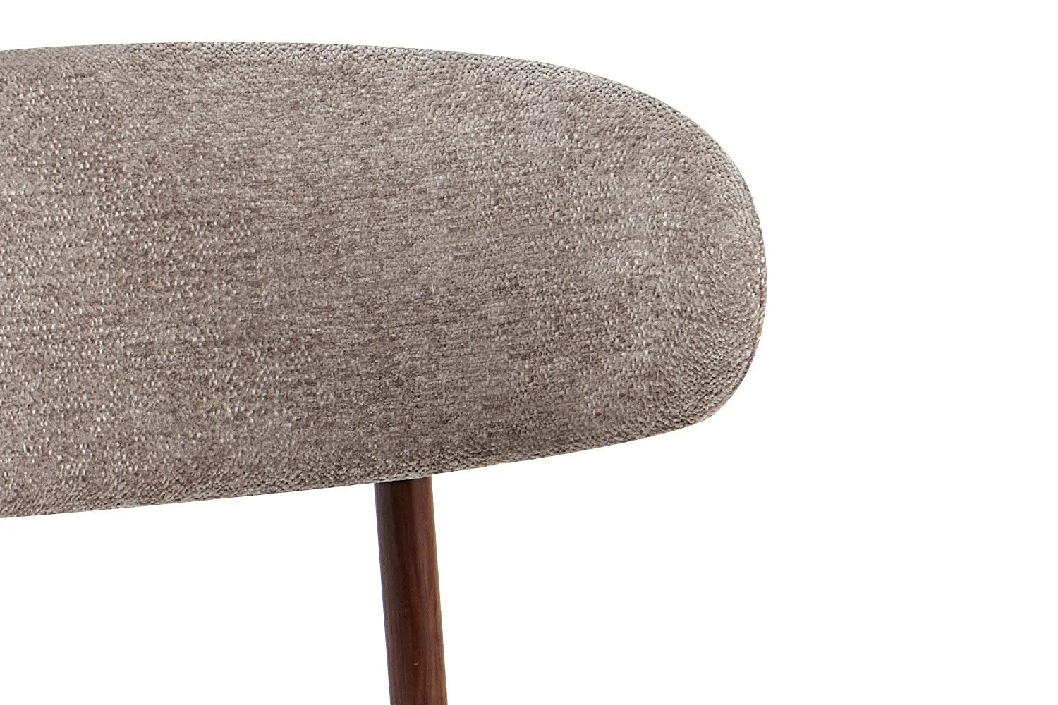 Chaise avec Pieds Noyer en Métal COYA Sable - 53 x 52cm ROUSSEAU