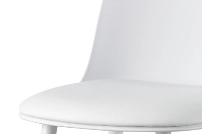 Chaise de Bar JASMYN Blanc - 44 x 51 cm ROUSSEAU