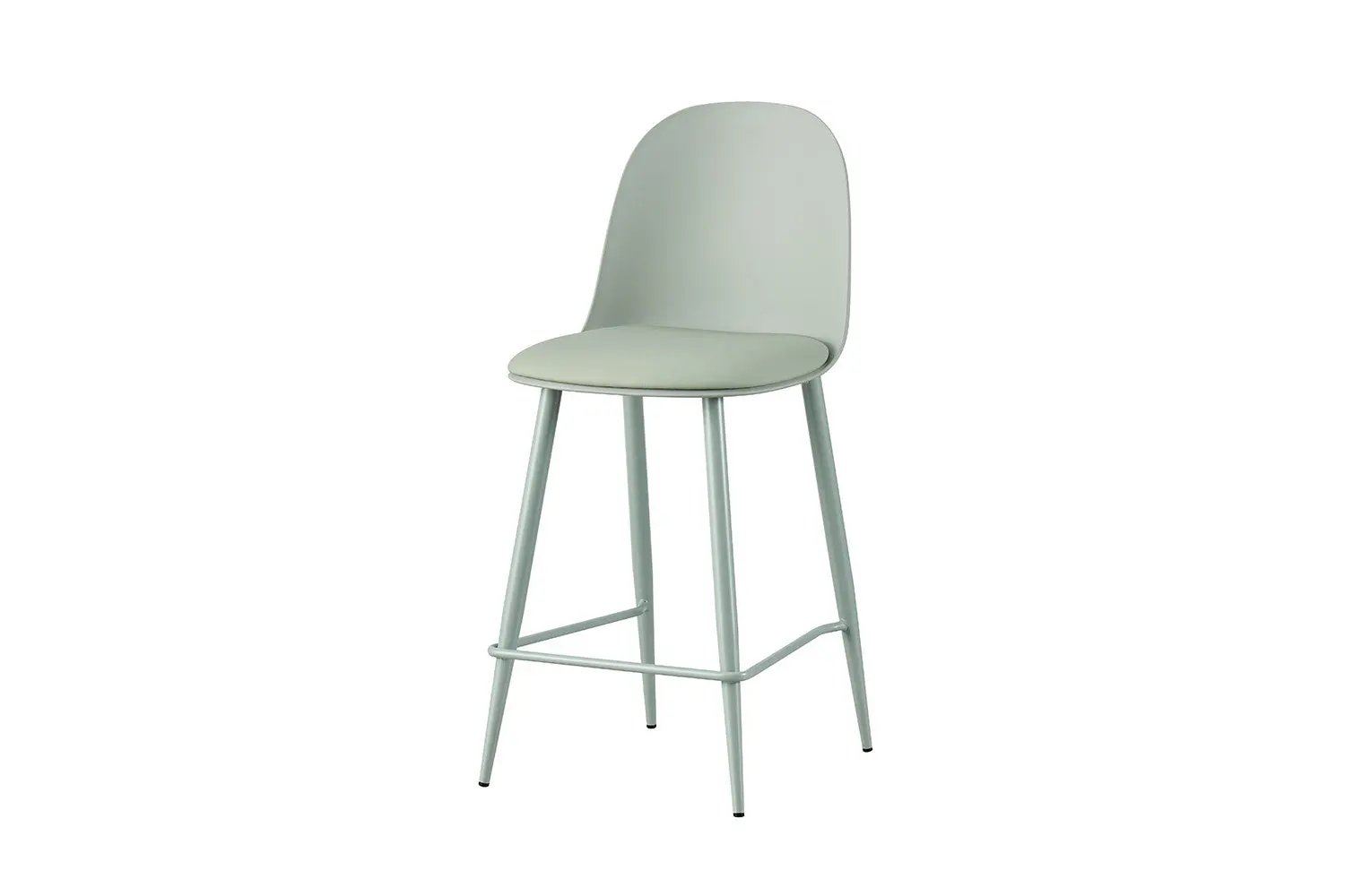 Chaise de Bar JASMYN Gris-vert - 44 x 51 cm ROUSSEAU