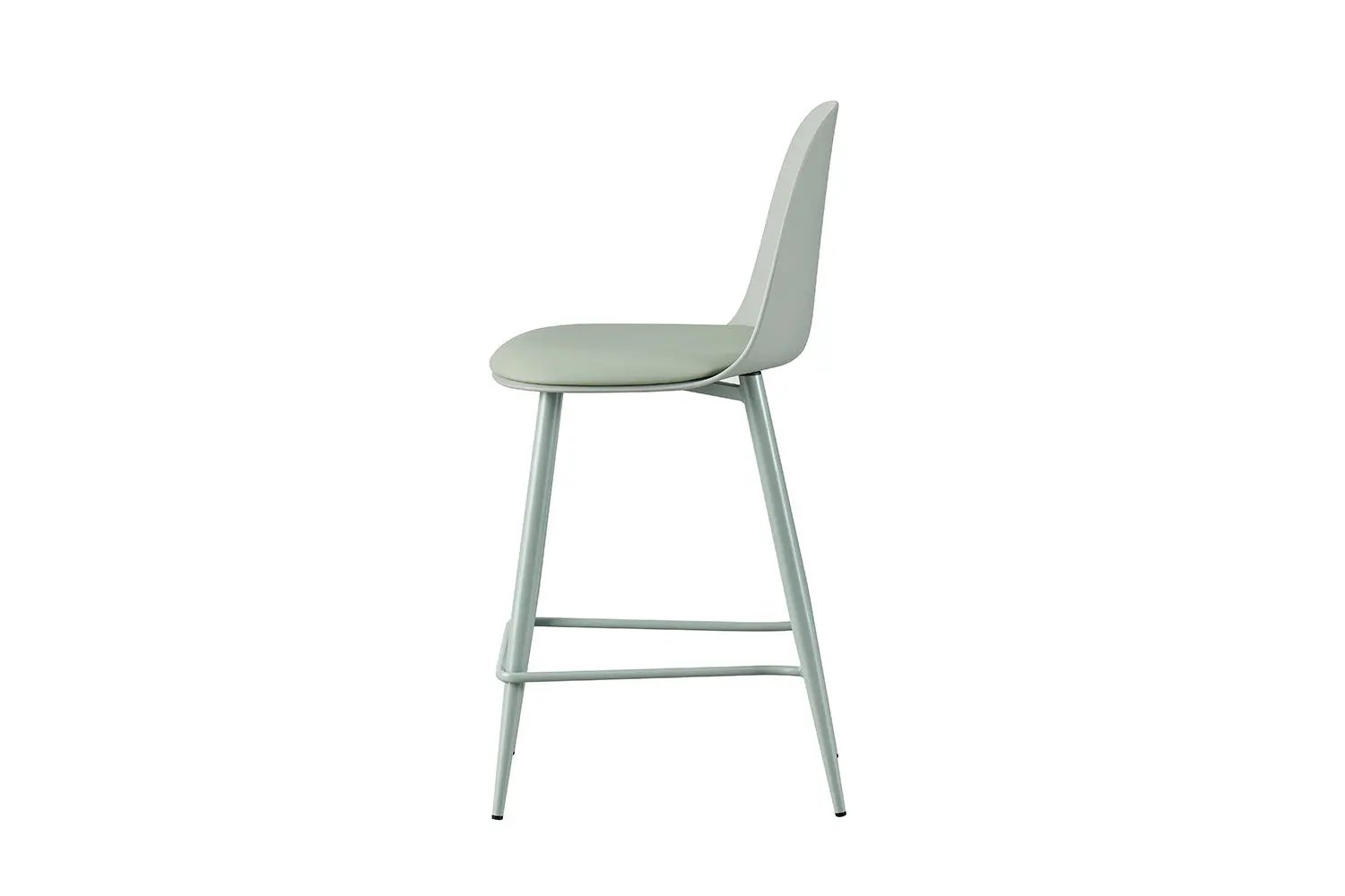 Chaise de Bar JASMYN Gris-vert - 44 x 51 cm ROUSSEAU