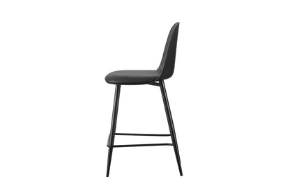 Chaise de Bar JASMYN Noir - 44 x 51 cm ROUSSEAU