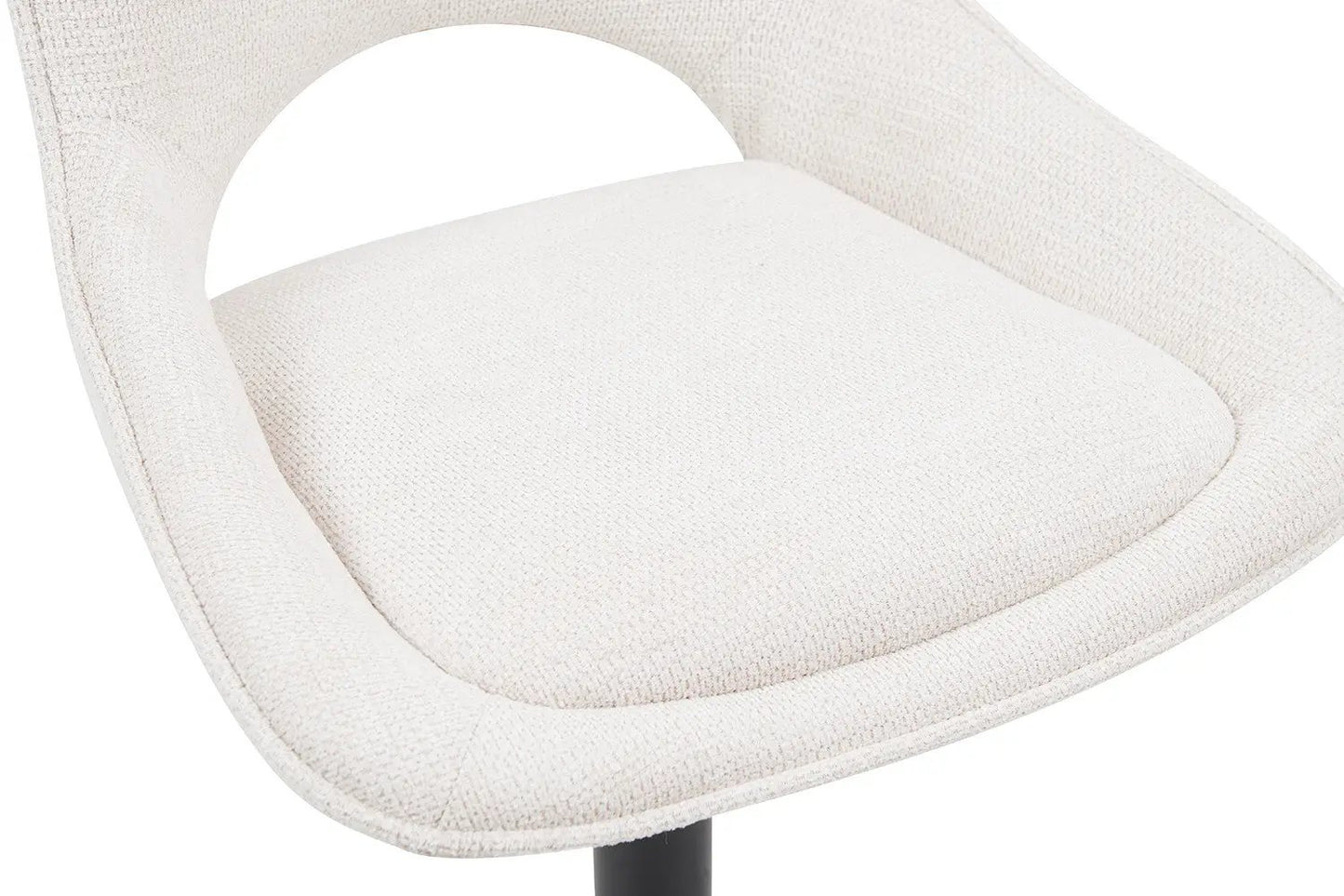 Chaise de Bar MORY en Tissu Beige - 51 x 53 cm ROUSSEAU