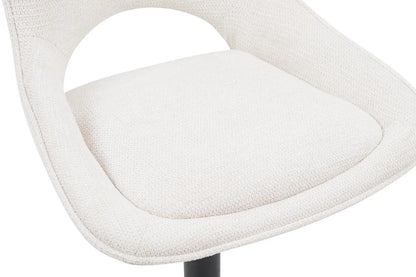 Chaise de Bar MORY en Tissu Beige - 51 x 53 cm ROUSSEAU