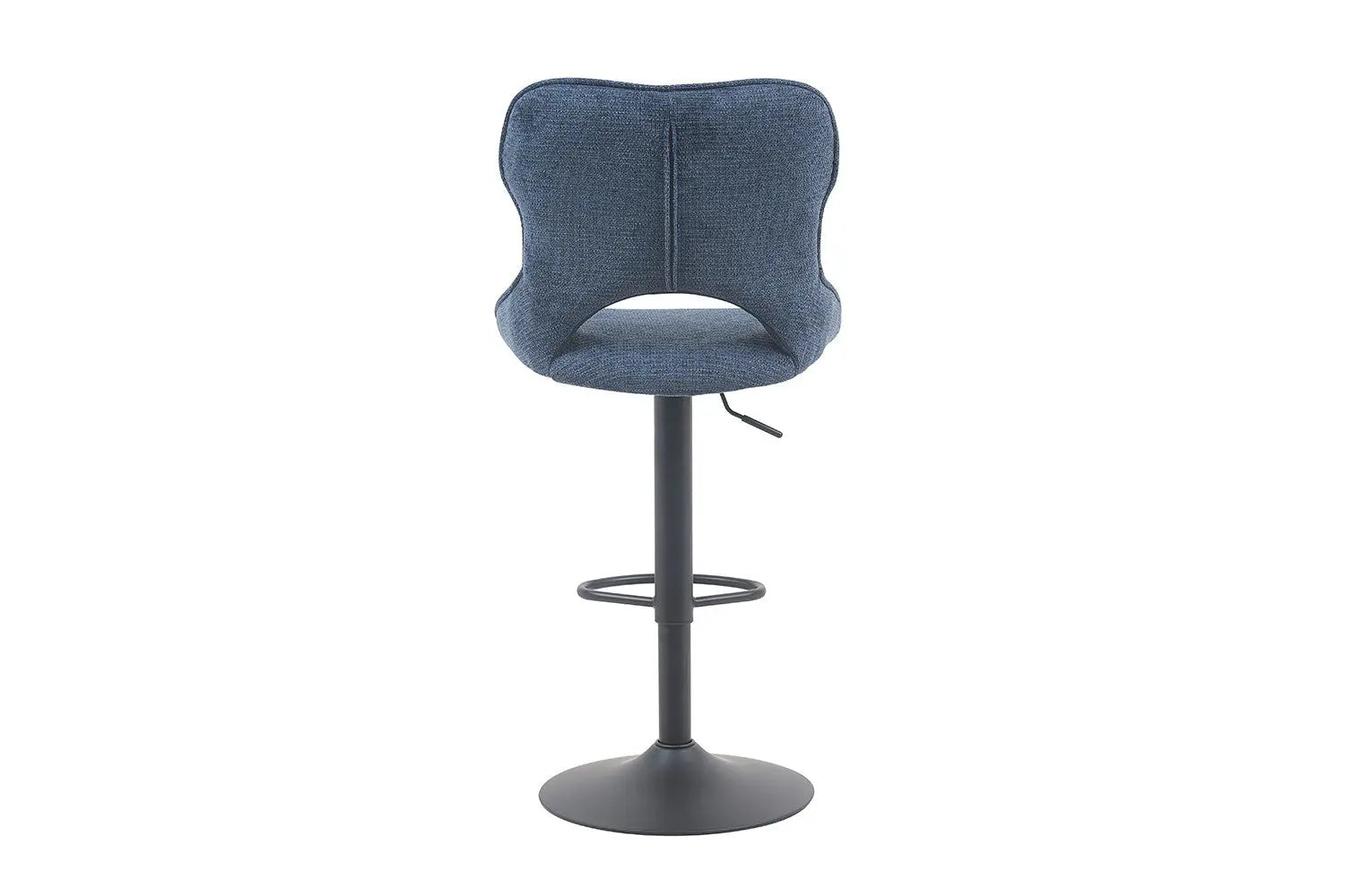 Chaise de Bar Pivotante MORY en Tissu Bleu - 51 x 53 cm ROUSSEAU