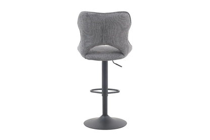 Chaise de Bar Pivotante MORY en Tissu Gris foncé - 51 x 53 cm ROUSSEAU