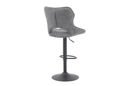 Chaise de Bar Pivotante MORY en Tissu Gris foncé - 51 x 53 cm ROUSSEAU