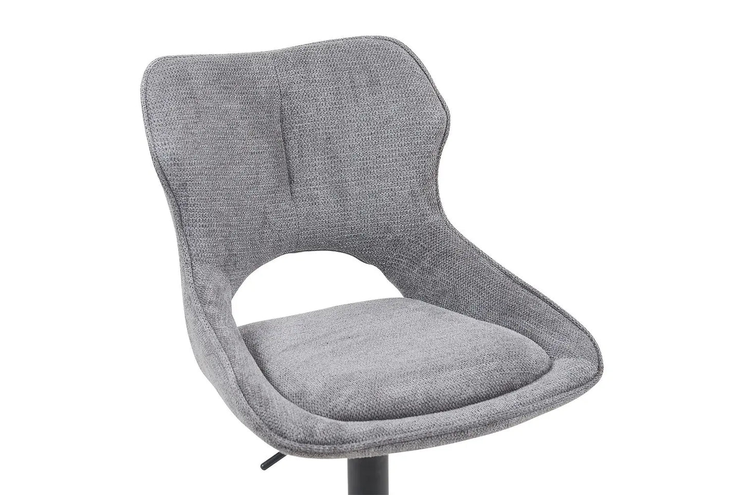 Chaise de Bar Pivotante MORY en Tissu Gris foncé - 51 x 53 cm ROUSSEAU