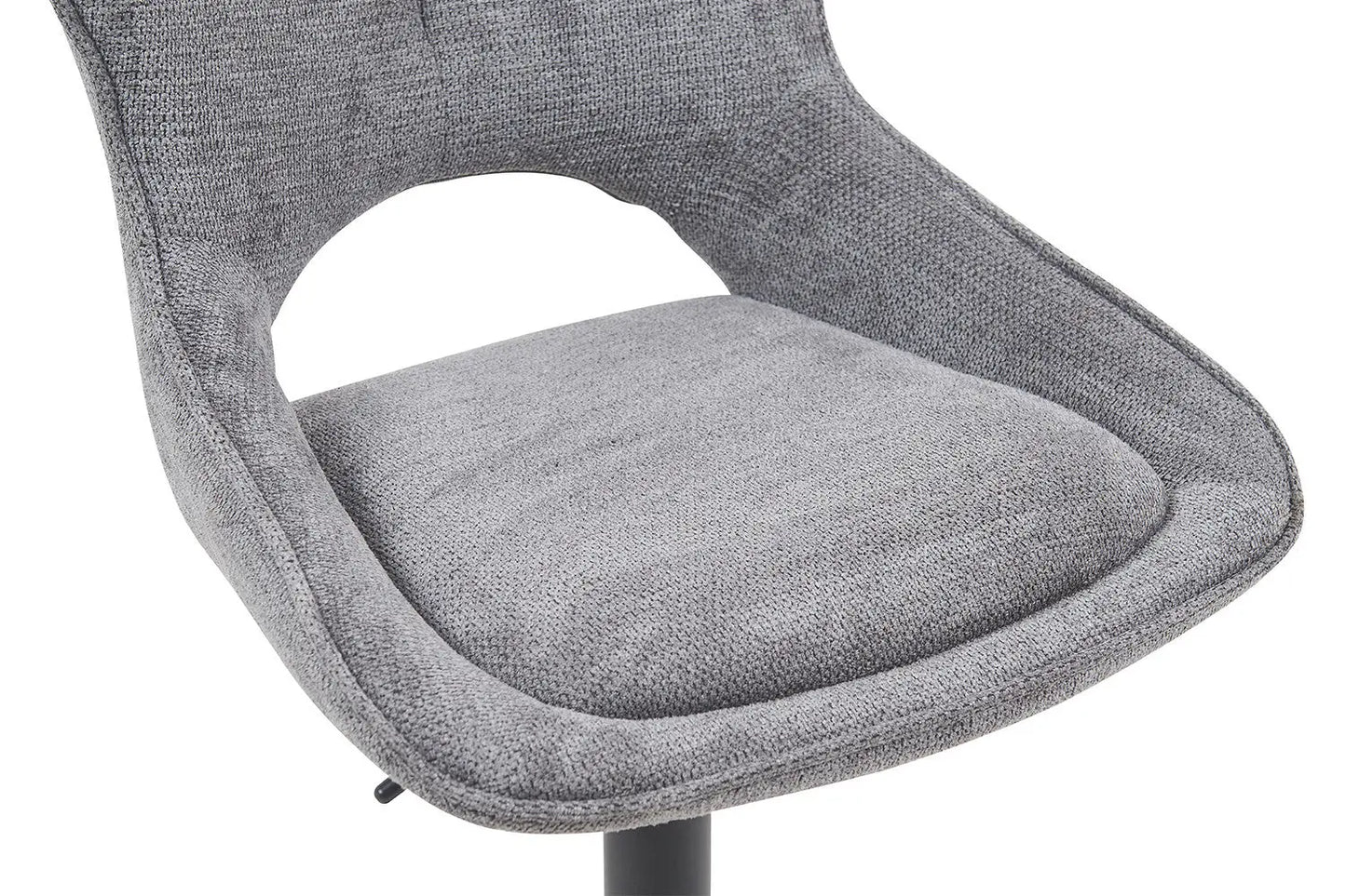 Chaise de Bar Pivotante MORY en Tissu Gris foncé - 51 x 53 cm ROUSSEAU
