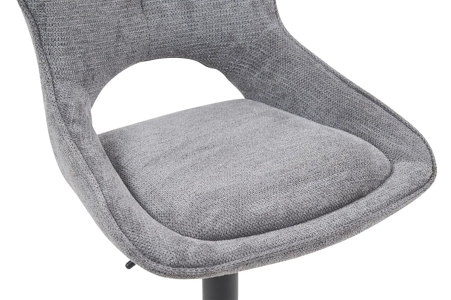 Chaise de Bar Pivotante MORY en Tissu Gris foncé - 51 x 53 cm ROUSSEAU