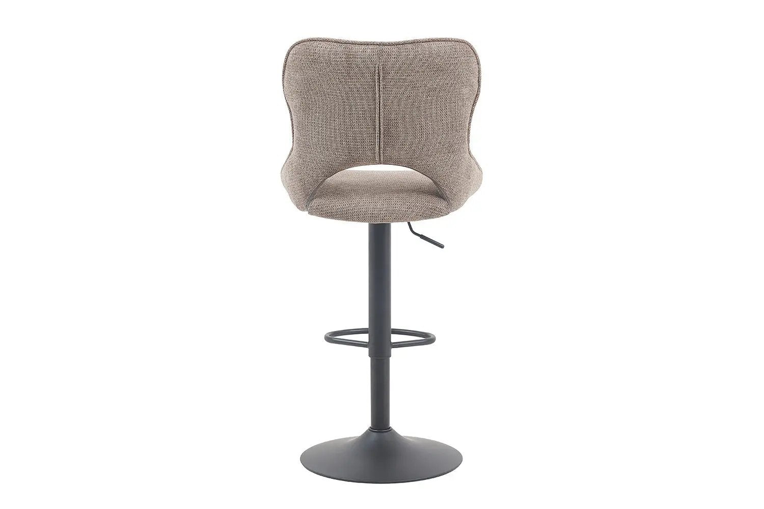 Chaise de Bar Pivotante MORY en Tissu Poivre - 51 x 53 cm ROUSSEAU