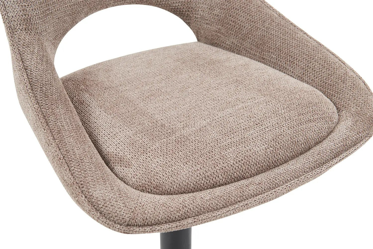 Chaise de Bar Pivotante MORY en Tissu Poivre - 51 x 53 cm ROUSSEAU