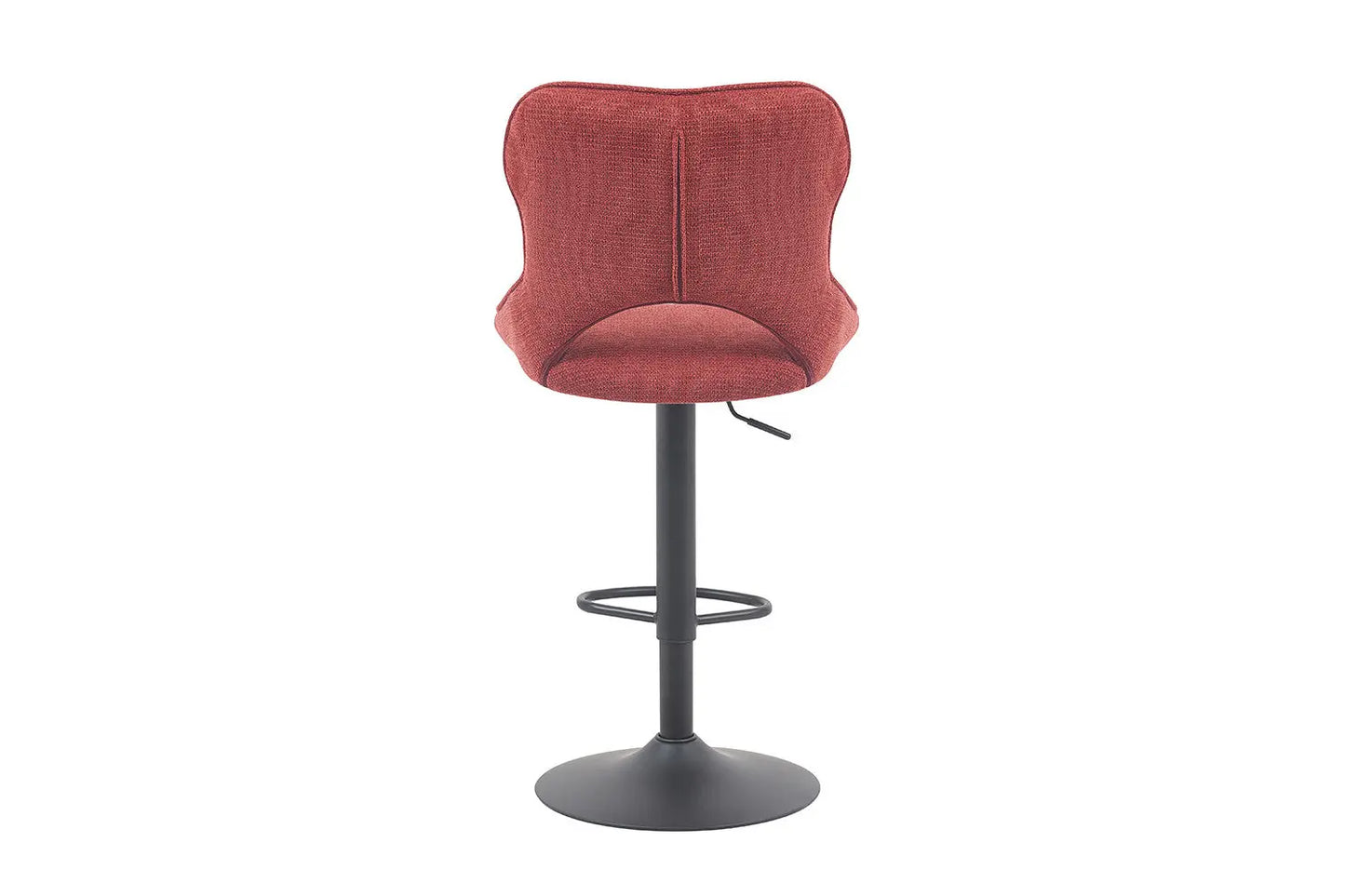 Chaise de Bar Pivotante MORY en Tissu Rouge - 51 x 53 cm ROUSSEAU