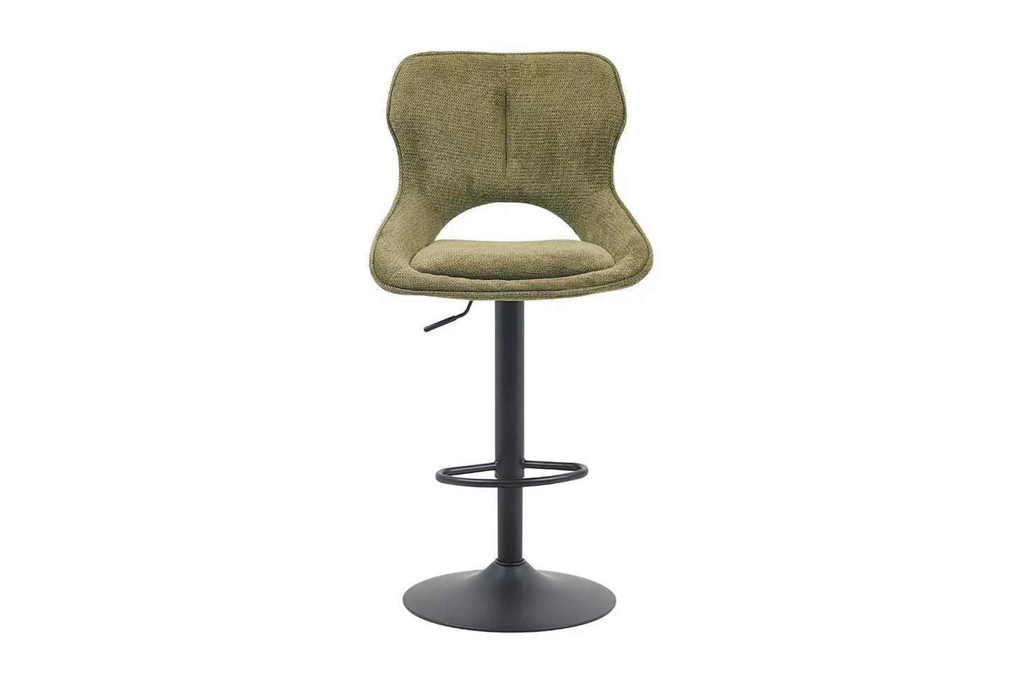 Chaise de Bar Pivotante MORY en Tissu Vert - 51 x 53 cm ROUSSEAU