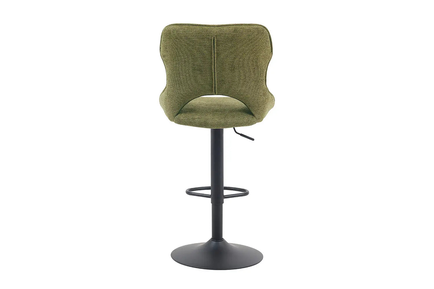 Chaise de Bar Pivotante MORY en Tissu Vert - 51 x 53 cm ROUSSEAU