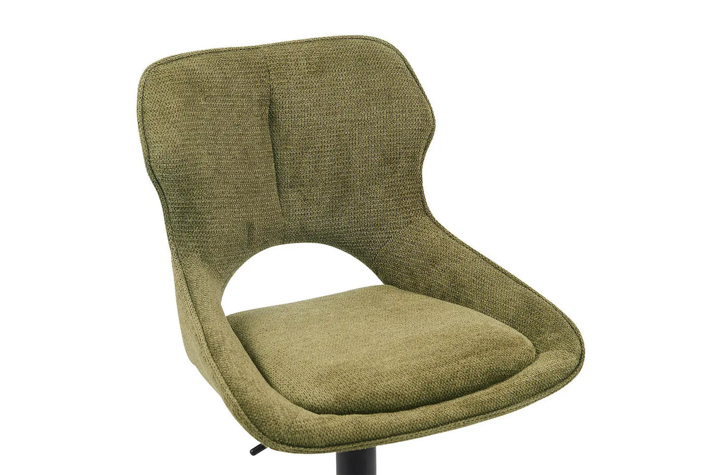 Chaise de Bar Pivotante MORY en Tissu Vert - 51 x 53 cm ROUSSEAU