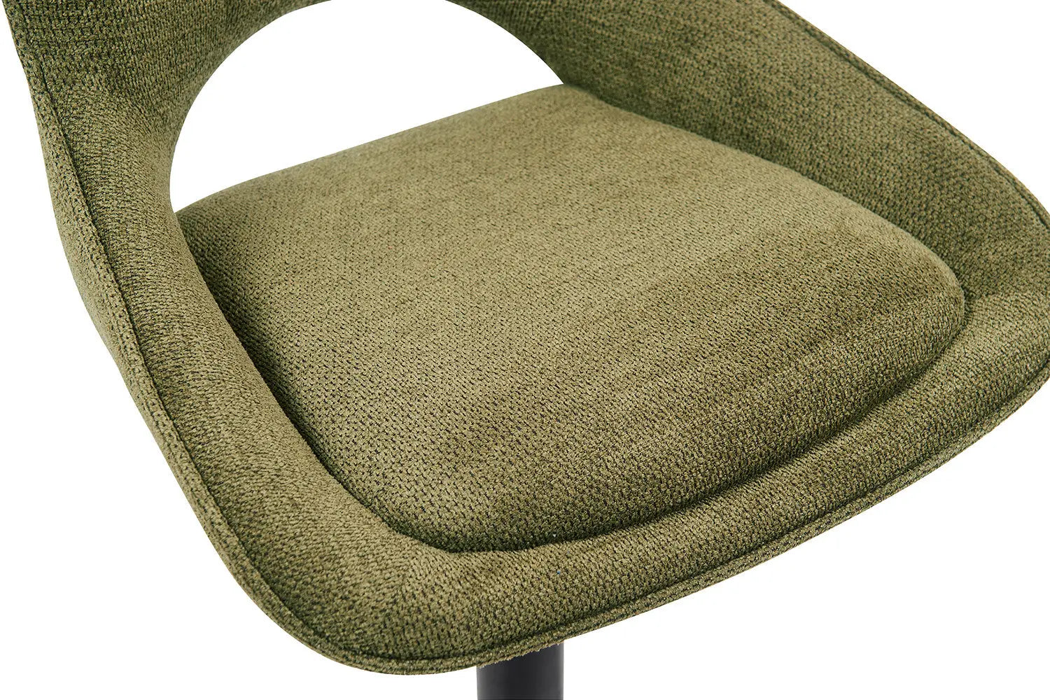 Chaise de Bar Pivotante MORY en Tissu Vert - 51 x 53 cm ROUSSEAU