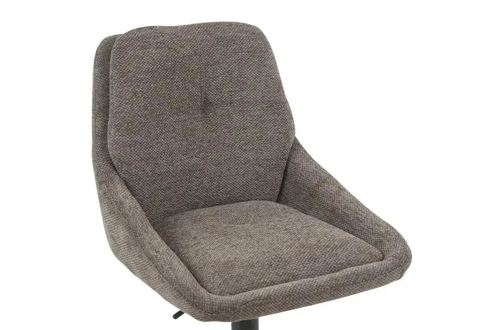 Chaise de Bar Pivotante SABA en Tissu Vert - 50 x 60 cm ROUSSEAU