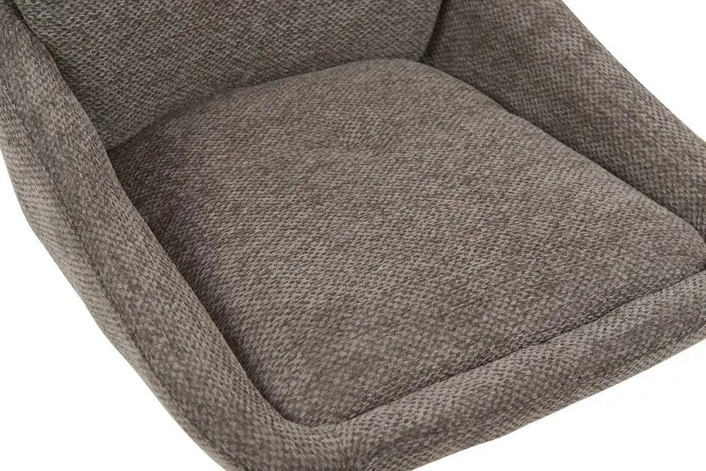 Chaise de Bar Pivotante SABA en Tissu Vert - 50 x 60 cm ROUSSEAU