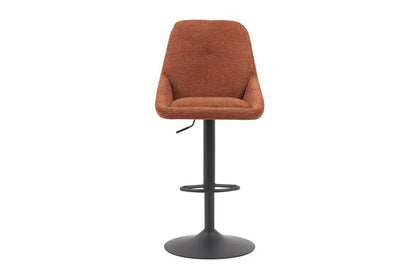 Chaise de Bar Pivotante SABA en Tissu Rouille - 50 x 60 cm ROUSSEAU