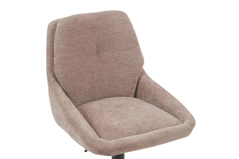 Chaise de Bar Pivotante SABA en Tissu Sable - 50 x 60 cm ROUSSEAU