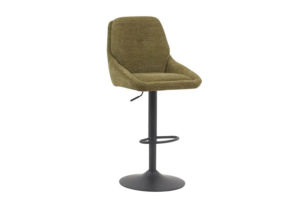 Chaise de Bar Pivotante SABA en Tissu Vert - 50 x 60 cm ROUSSEAU