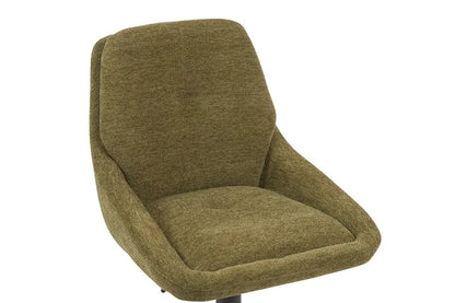 Chaise de Bar Pivotante SABA en Tissu Vert - 50 x 60 cm ROUSSEAU