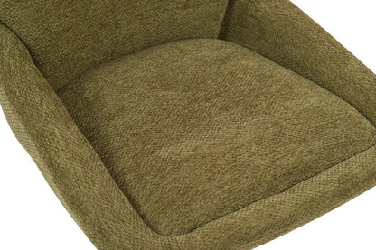 Chaise de Bar Pivotante SABA en Tissu Vert - 50 x 60 cm ROUSSEAU