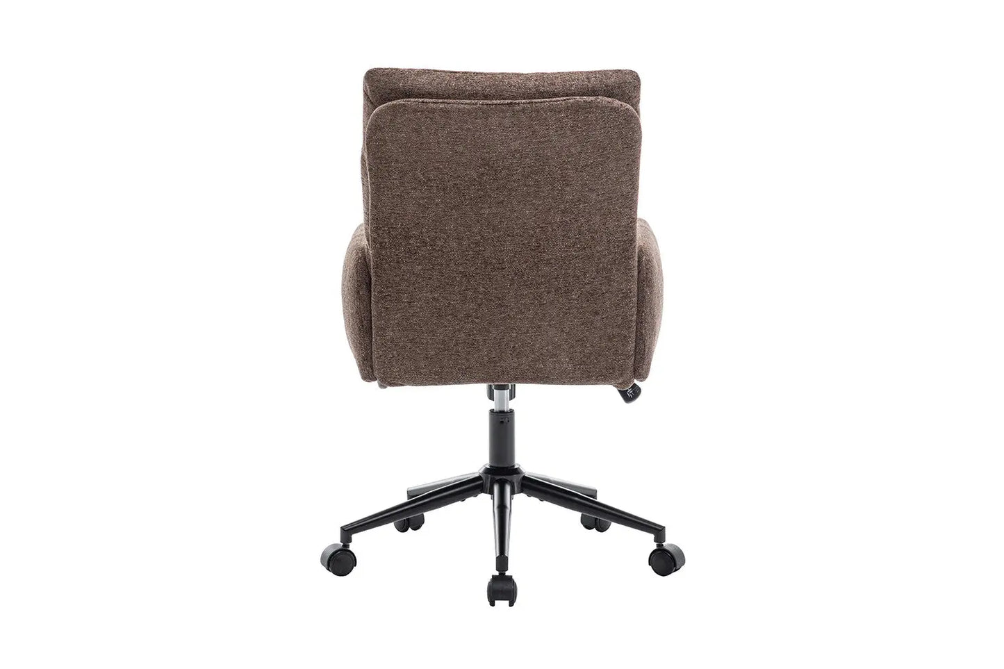 Chaise de Bureau en Tissu Brun - 64 x 68 cm ROUSSEAU