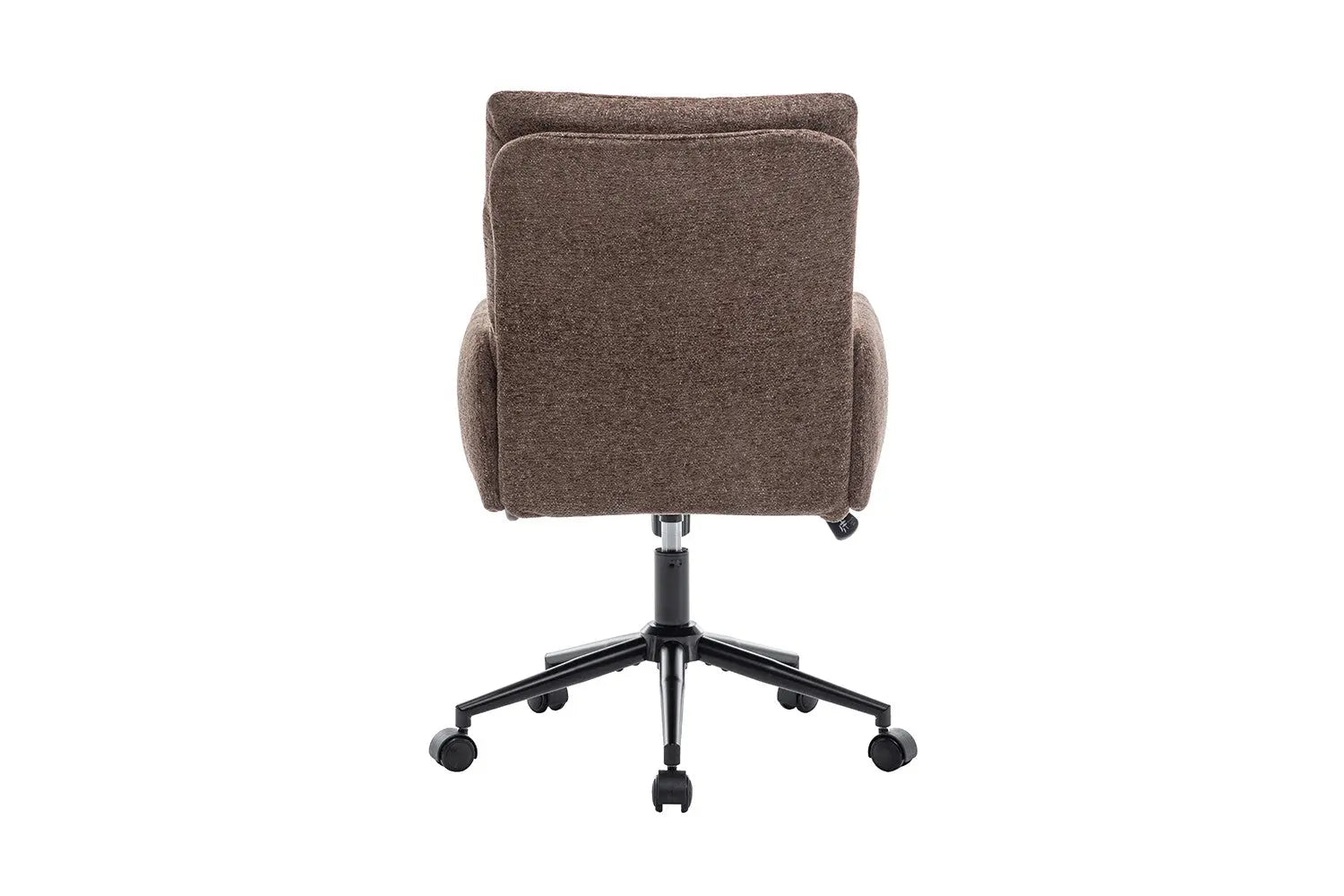 Chaise de Bureau en Tissu Brun - 64 x 68 cm ROUSSEAU