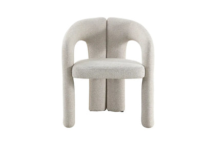 Chaise de Salle à Manger BEJAYA en Tissu Beige - 63 x 62 cm ROUSSEAU