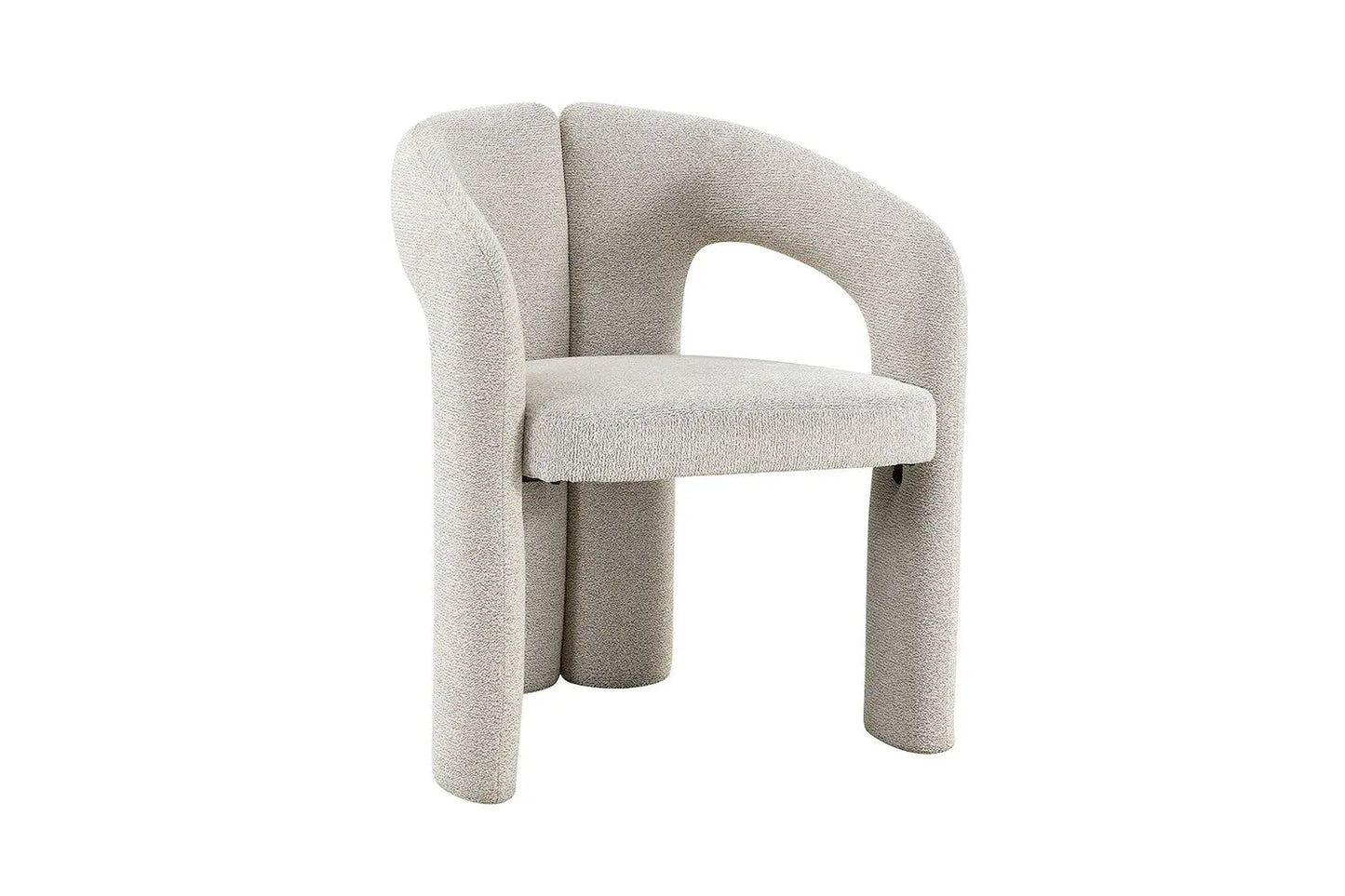 Chaise de Salle à Manger BEJAYA en Tissu Beige - 63 x 62 cm ROUSSEAU