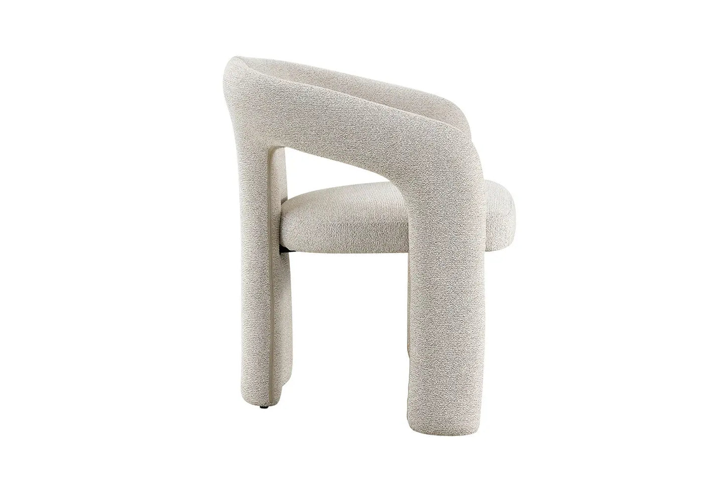 Chaise de Salle à Manger BEJAYA en Tissu Beige - 63 x 62 cm ROUSSEAU