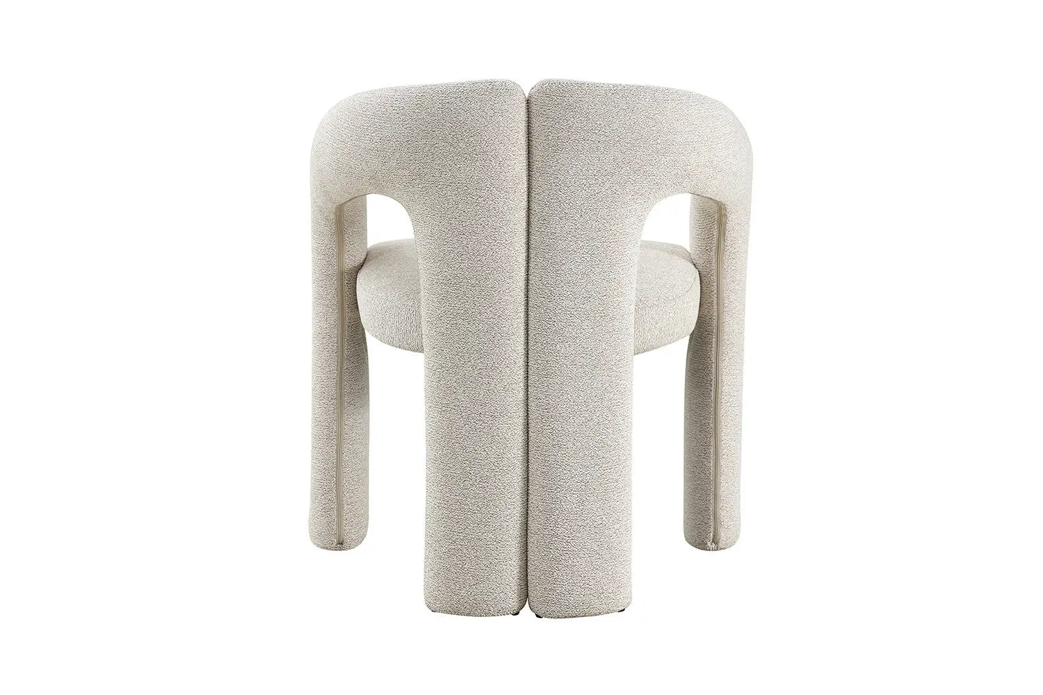 Chaise de Salle à Manger BEJAYA en Tissu Beige - 63 x 62 cm ROUSSEAU