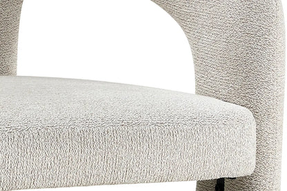 Chaise de Salle à Manger BEJAYA en Tissu Beige - 63 x 62 cm ROUSSEAU