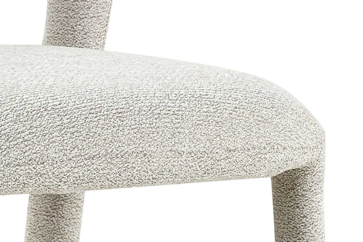 Chaise de Salle à Manger ELVYA en Tissu Beige - 51.5 x 57 cm ROUSSEAU