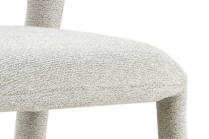 Chaise de Salle à Manger ELVYA en Tissu Beige - 51.5 x 57 cm ROUSSEAU