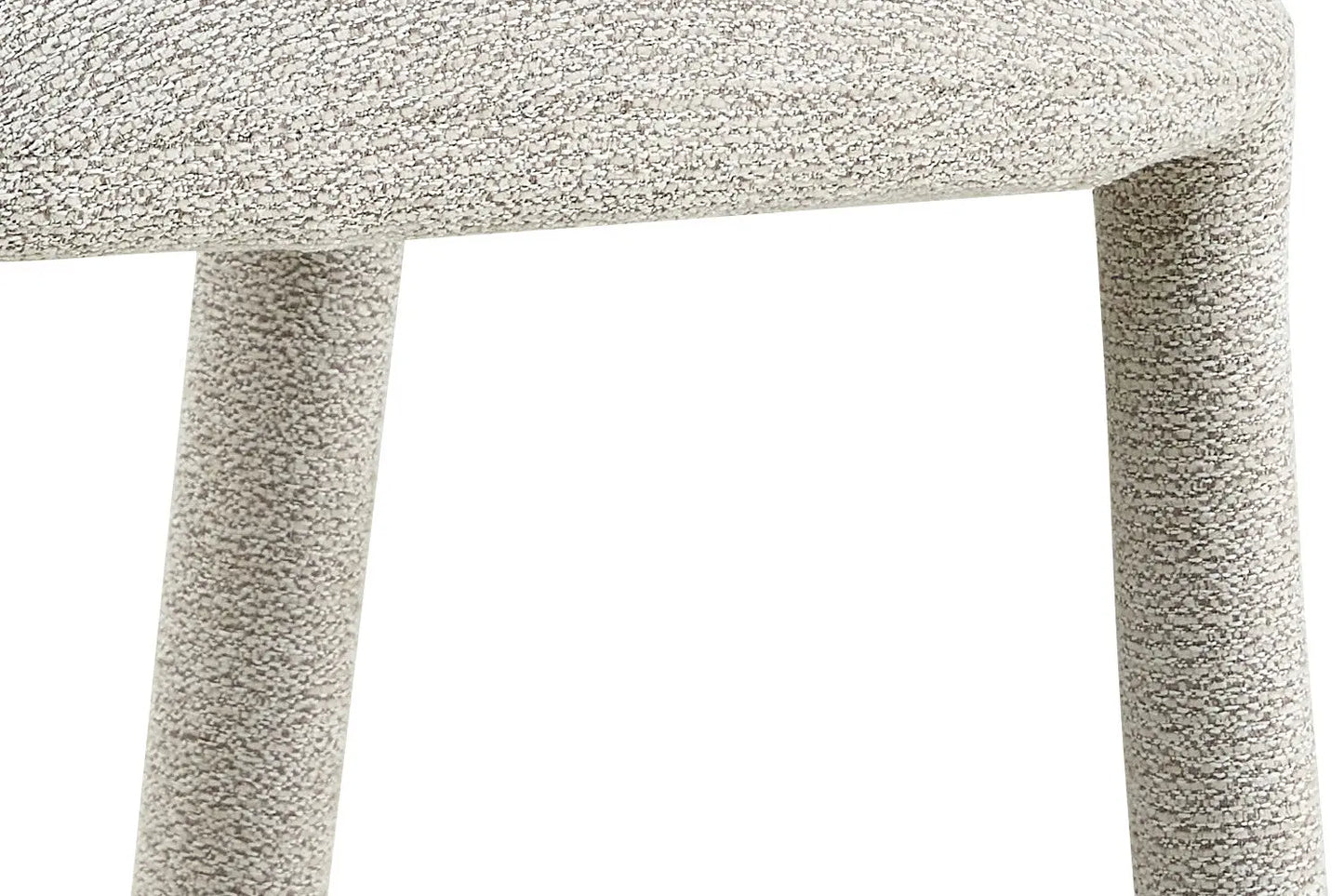 Chaise de Salle à Manger ELVYA en Tissu Beige - 51.5 x 57 cm ROUSSEAU