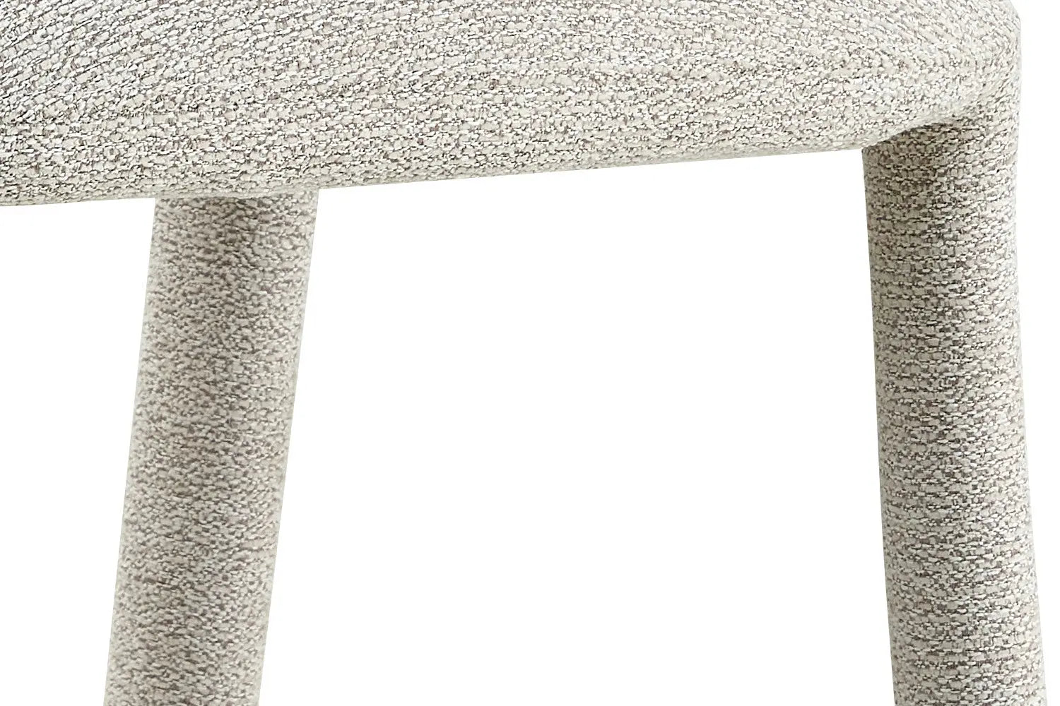 Chaise de Salle à Manger ELVYA en Tissu Beige - 51.5 x 57 cm ROUSSEAU