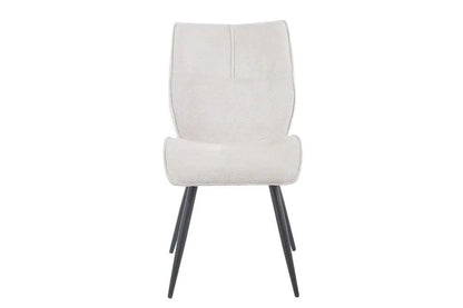 Chaise de Salle à Manger FAY en Tissu Ecru - 49 x 65 cm ROUSSEAU