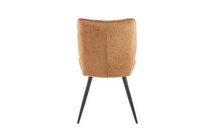 Chaise de Salle à Manger FAY en Tissu OR - 49 x 65 cm ROUSSEAU