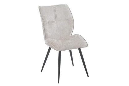 Chaise de Salle à Manger FAY en Tissu Sable - 49 x 65 cm ROUSSEAU