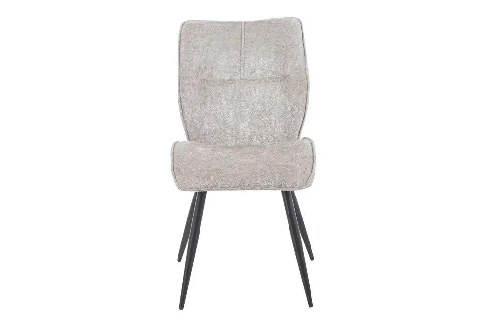Chaise de Salle à Manger FAY en Tissu Sable - 49 x 65 cm ROUSSEAU