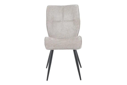 Chaise de Salle à Manger FAY en Tissu Sable - 49 x 65 cm ROUSSEAU