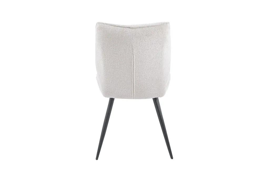 Chaise de Salle à Manger FAY en Tissu Sable - 49 x 65 cm ROUSSEAU