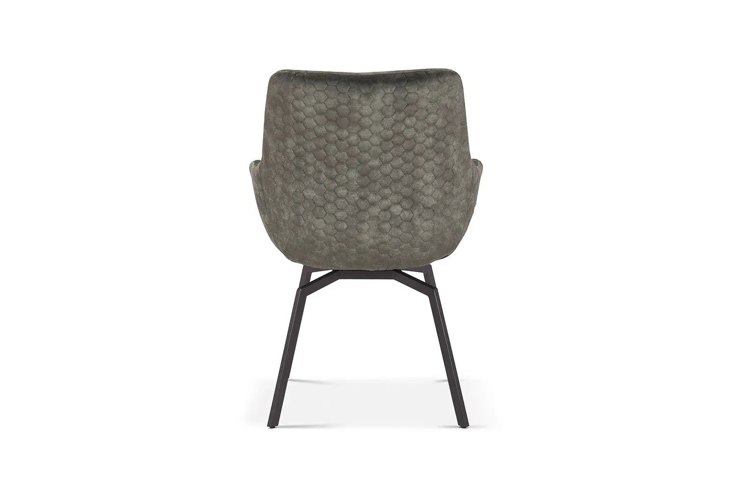 Chaise de Salle à Manger Pivotante MODESTY en Velours Vert - 63 x 63 cm ROUSSEAU