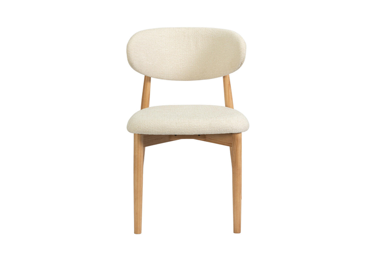 Chaise de Salle à Manger en Bois de Frêne Naturel CLARA Beige - 50 x 56 cm ROUSSEAU