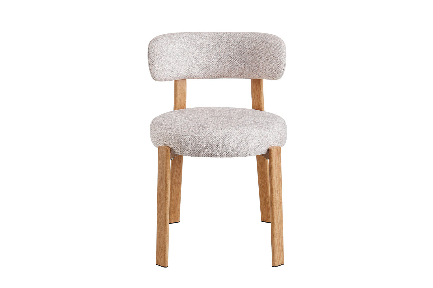 Chaise SAFYA Naturel Tissu Beige - détail assise