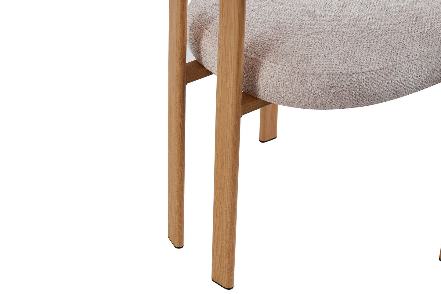 Chaise avec accoudoirs SAFYA Naturel Beige - vue lifestyle intérieur
